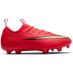 NIKE Kinder Fussball-Rasenschuhe JR VAPOR 17 ACADEMY FG/MG, Größe 34 in Rot