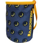 La Sportiva Climbing on the Moon Chalk Bag, carbon/giallo
