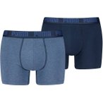 PUMA Herren Boxershorts, 2er Pack -  Everyday Basic Boxers 2P, Cotton Stretch, e