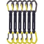 DMM Alpha Sport Quickdraw - Express-Set 18 cm 6er Set titanium-lime