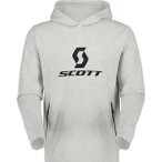 SCOTT Herren Pullover SCO Pullover M's Hoody Defined Mid, Größe S in Silber