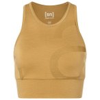 super.natural - Women's Capital Logo LF Top - Sport-BH Gr S beige