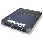 Moon Climbing Warrior Crashpad, retro stripe indigo