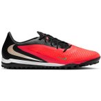 NIKE Herren Fussball-Rasenschuhe Phantom 6 Low Academy Turf, Größe 41 in Rot