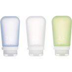 humangear GoToob+ 3er Pack - 3 x 100 ml Tube transparent-grün-blau