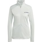 ADIDAS Damen Pullover W MT Full Z Fle, Größe S in Grau