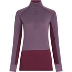 Icebreaker Merino 200 ZoneKnit Half Zip  Damen  Langarm Unterhemden schwarz Grö