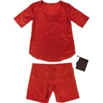 Traveler's Tree Adenture Nightwear Set Damen  Unterwäsche Sets rot Größe L  A