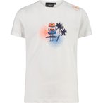 CMP Boys Jersey  Kinder  T-Shirts weiss Größe 104 Lifestyle  Hautfreundlich