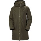 HELLY HANSEN Damen Regenmantel W LONG BELFAST WINTER JACKET, Größe XS in Grün