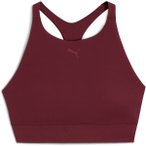 PUMA Damen BH SHAPELUXE HIGH NECK BRA - MID, Größe L in Rot