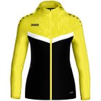 JAKO Damen Kapuzensweat Kapuzenjacke Iconic, Größe 34 in Gelb