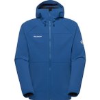 Mammut Ultimate Comfort Hooded Herren Softshelljacke ( Blau XXL)