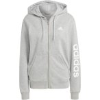 ADIDAS Damen French Terry Kapuzenjacke, Größe S in Grau