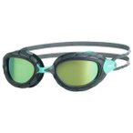 Zoggs - Predator Titanium Reactor - Schwimmbrille Gr Regular grau/ turqoise