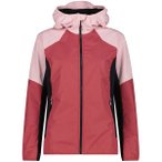 CMP Damen Funktionsjacke WOMAN JACKET HYBRID FIX HOOD, Größe 38 in Rot