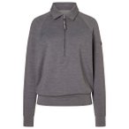 super.natural - Women's 1/4 Zip Sweater - Pullover Gr XS grau