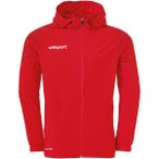 UHLSPORT Kapuzenjacke GOAL 25 EVO WOVEN HOOD JACKET Kids, Größe 152 in Rot