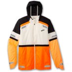 BROOKS Herren Funktionsjacke Run Visible Jacket 2.0, Größe XXL in Weiß