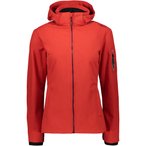 CMP Softshell   Damen  Softshelljacke rot Größe S Trekking  Elastisch Wasserab
