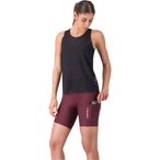 Castelli Comfort Travel Radhose kurz Damen  Fahrradhose rot Größe S Rennrad  E