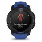 Garmin - Instinct 3 Amoled 45 mm - Multifunktionsuhr schwarz/blau