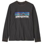 Patagonia - Kid's L/S P-6 Logo T-Shirt - Pullover Gr L grau
