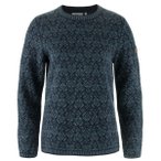 Fjällräven - Women's Snow Round Neck Sweater - Wollpullover Gr S blau
