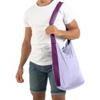 TICKET TO THE MOON Eco Bag M - Einkaufstasche light purple-plum
