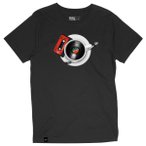 DEDICATED - T-Shirt Stockholm Morning Music - T-Shirt Gr M schwarz