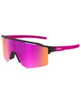 Cébé - Gespiegelte Sonnenbrille -  Outflow 2 Lite Matt Black Pink  aus Nylon -