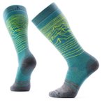 Smartwool - Snowboard Full Cushion Iguchi Pattern OTC - Skisocken 46-49 türkis