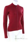 Castelli Espresso Thermal 2 Damen Bikeshirt langarm-Dunkel-Rot-XL