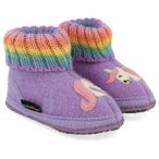 Haflinger - Kid's Fairy Tale - Hüttenschuhe 23 lila