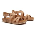 Timberland - Women's Malibu Waves Backstrap Sandal - Sandalen 38 braun/beige