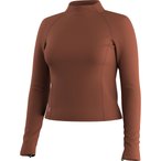 Smartwool Active Merino Movement Mock Neck  Damen  Longsleeves Merino braun Grö