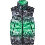 PLEIN SPORT Kurze Weste CAMOUFLAGE, Größe S in Schwarz