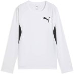 PUMA Kinder Shirt Y CROSS THE LINE LS 3.0, Größe 140 in Weiß