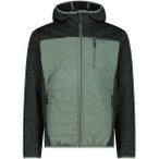 CMP Herren Kapuzensweat MAN JACKET HYBRID FIX HOOD, Größe 52 in Grau