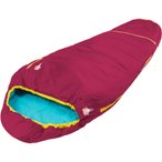 Grüezi Bag Kids Grow Colorful - Schlafsack für Kinder links raspberry red