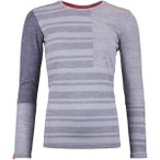 ORTOVOX Damen Unterhemd 185 ROCK'N'WOOL LONG SLEEVE W, Größe XS in Grau