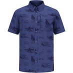 Odlo Essential Print  Herren  Hemden blau Größe S Trekking  Elastisch