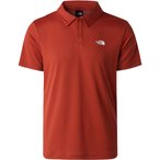 The North Face Tanken Polo  Herren  T-Shirts rot Größe S Trekking  Atmungsakti