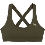PUMA Damen BH CLOUDSPUN BRA - MID, Größe XL in Grün