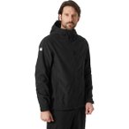 HELLY HANSEN Herren Jacke PARAMOUNT HOODED SOFTSHELL JKT, Größe S in Schwarz