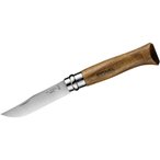 Opinel Walnuß INOX Messer  Taschenmesser weiss Größe No.8