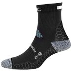 P.A.C. - 6.2 Running Reflective Pro Mid Compression - Laufsocken 40-43 schwarz