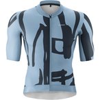 Gonso Road Print Trikot Herren  Radtrikots blau Größe S Rennrad  Elastisch