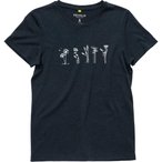 Devold Classic Flowers  Damen  T-Shirts blau Größe XS Trekking  Schnell trockn
