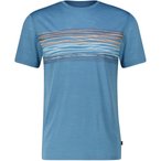 Bergzeit Basics Meru Laholm  Herren  T-Shirts blau Größe XXL Lifestyle  Hautfr